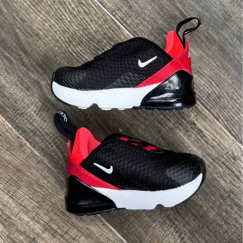 Nike air max 270 black red white 4c - Picture 2 of 7